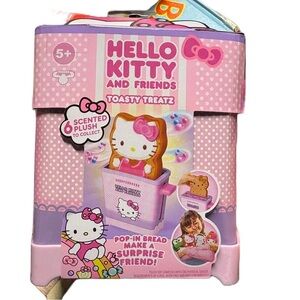 Hello Kitty Toasty Treatz Scented Plush Toy - Pink NEW Bread Toaster Stuffed